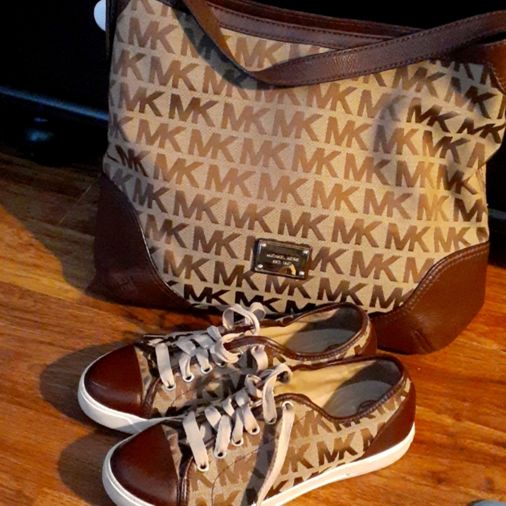 COPY - Michael Kors Tote & Tennis Shoes; Size 8M